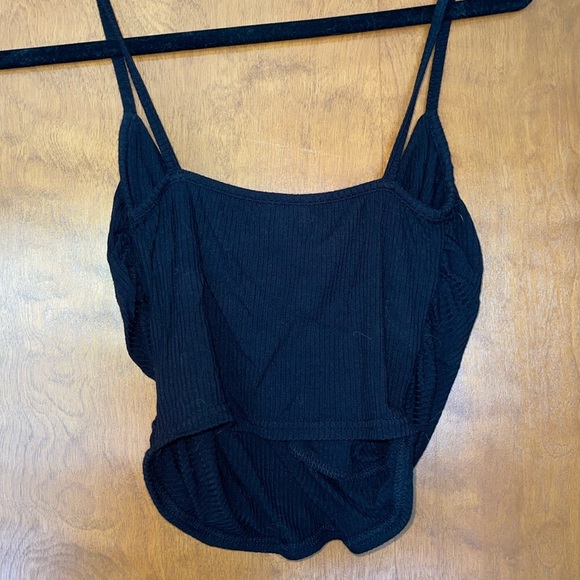 B.P. Black Cropped Tank Top - Picture 3 of 3